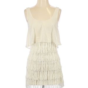 Ivory fringe flapper dress